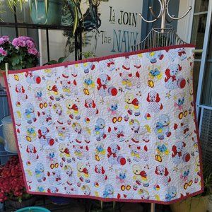 Handmade "Vintage Look" Crib Quilt